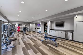 Fitness center with yoga/spin studio
